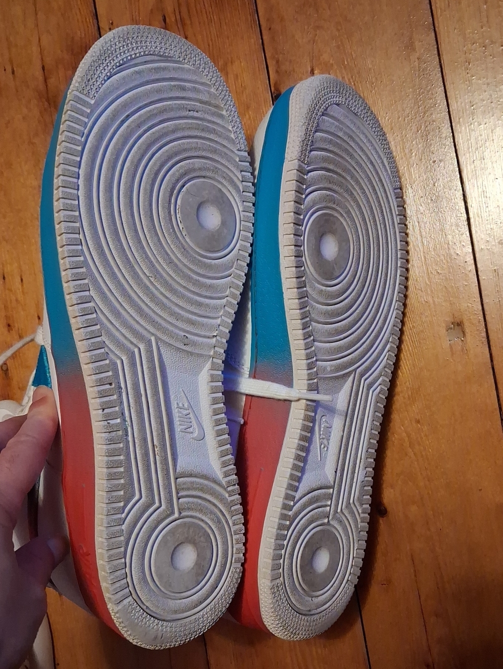 Nike Air Force 1 Hi '07 LV8 Blue Ember Glow Mens 13 - Picture 7 of 7